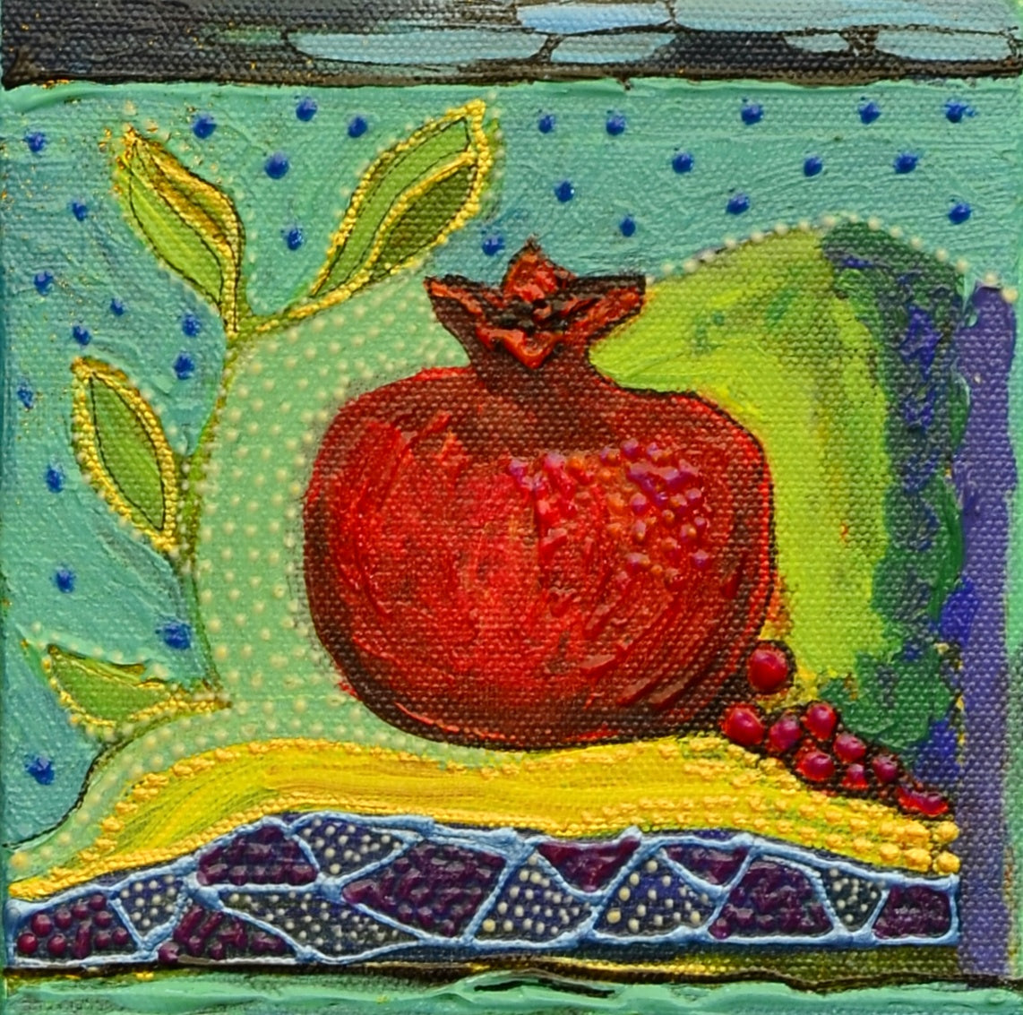 Pomegranates - Set of 3